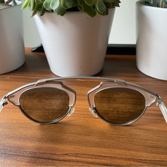 Authentic Dior So Real Sunglasses in Matte Silver - Picture 15 of 16
